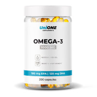 UniONE Omega-3 30% 1000мг 300 капсул