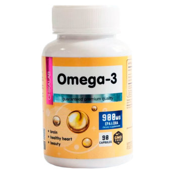 CHIKALAB Omega 3 (90 таблеток) Omega-3 от Chikalab — источник жирных кислот, которые необходимы нашему организму для нормальной работы нервной, сердечно-сосудистой систем, а также поддержания здоровья опорно-двигательного аппарата. 