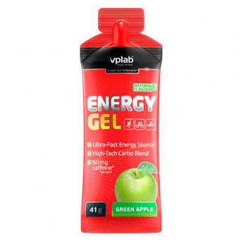 VP Lab EnergyGel with Caffein 41 г VPLab Energy Gel - 41 грамм идеальным образом поддерживает водно-солевой баланс в организме человека. Кроме этого, представленный Энерджи Гель от торговой марки ВПЛаб нормализует углеводный уровень, что является крайне важным при высокой интенсивности физических нагрузок.