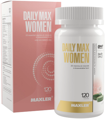 MAXLER USA Women Max Daily (120 таблеток) MAXLER USA Women Max Daily (120 таблеток)