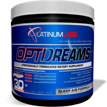 PLATINUM LABS OptiDreams (30 порций) Platinum Labs Optidreams – предсонник заставляющий очень быстро заснуть, улучшает качество сна и восстановление. Принимая его повышается иммунитет, ускоряется обмен веществ, улучшается концентрация после пробуждения.