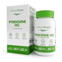 NATURALSUPP Vegan Pyridoxine B6 6мг (60 капсул)