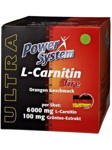 PowerSystem L-Carnitine Fire 3000mg (20 ампул) L-Carnitin Fire от Power System — это 2700 мг чистого L-карнитина в каждой ампуле с добавлением зеленого чая, который усиливает эффект от L-карнитина.