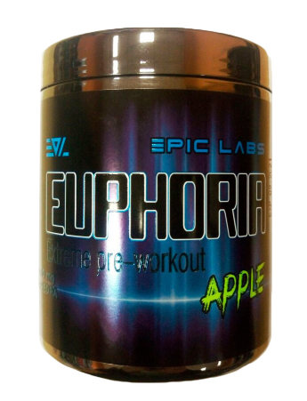 EPIC LABS Euphoria 20 порций Новейшая формула Euphoria насыщает организм энергией, стимулирует мышечные ткани к восстановлению после силовых нагрузок, позволяет мышцам стать сильнее, выносливее, что, в итоге, приводит к фантастическим результатам.