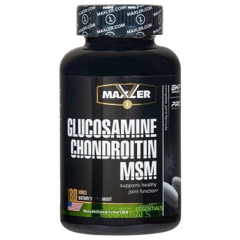 MAXLER USA Glucosamine-Chondroitin-MSM (180 таблеток) Glucosamine-Chondroitine-MSM от Maxler сочетает в своем составе три самых эффективных питательных вещества для поддержания здоровья Ваших суставов.