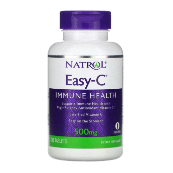 NATROL Easy-C 500 mg (120 таблеток) Natrol Easy-C разработан, чтобы быть мощным источником полезного витамина С.