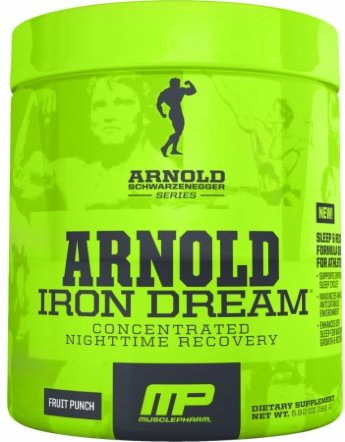 Arnold Series Iron Dream (30 порций) Концентрированный ночной комплекс для восстановления продлевает фазу глубокого сна, улучшая тем самым качество ночного отдыха.