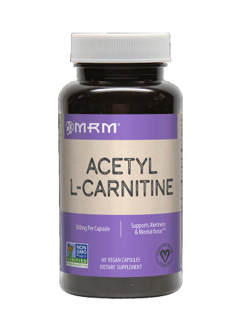 MRM Acetyl L-carnitine 500mg 60 vcaps MRM Acetyl L-Carnitine это наиболее биодоступная форма карнитина, превосходящая метаболическую активность других форм, заметно повышает уровень аденозинтрифосфата.