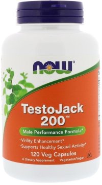 NOW TestoJack 200 (120 вегкапсул)