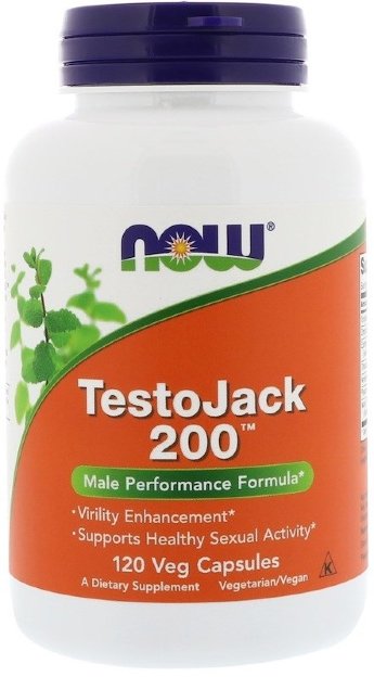 NOW TestoJack 200 (120 вегкапсул) NOW TestoJack 200 120 капс