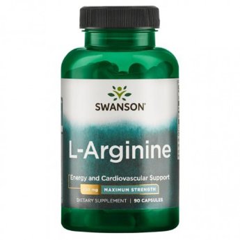 SWANSON L-Arginine 850 мг (90 капсул) SWANSON L-Arginine 850 мг (90 капсул)