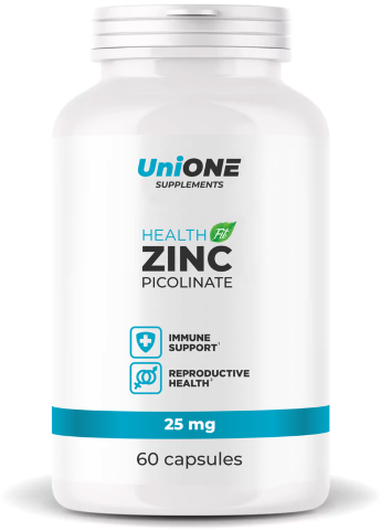 UniONE Zinc Picolinate 25 мг (60 капсул) UniONE Zinc Picolinate 25 мг (60 капсул)