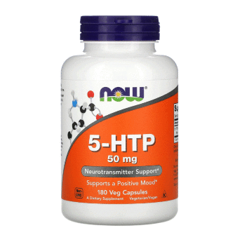 NOW 5-HTP 50мг (180 вегкапсул) Биологически активная добавка от NOW 5-HTP — эффективный антидепрессант на натуральной основе.