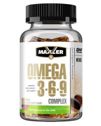 MAXLER USA Omega 3-6-9 complex (90 софтгелей)