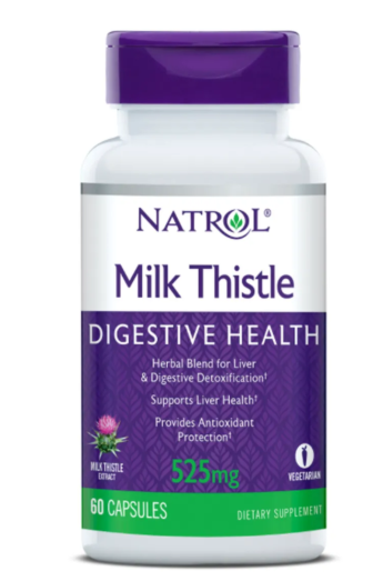 NATROL Milk Thistle (60 вегкапсул) NATROL Milk Thistle (60 вегкапсул)