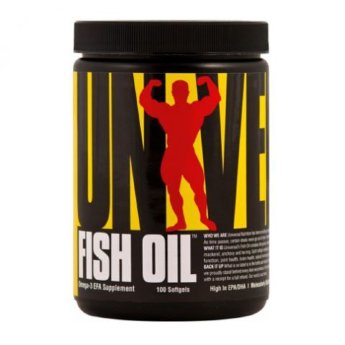 Universal Fish Oil (100 гелькапсул) Universal Nutrition Fish Oil – это рыбий жир в гелевых капсулах без рыбного послевкусия с энтеросолюбильным покрытием (они растворяются только в кишечнике)