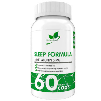 NATURALSUPP Sleep Formula Слип Формула (60 капсул) NATURALSUPP Sleep Formula (60 капсул)