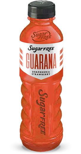 SUGARFREE Напиток Guarana 500 мл Энергетический напиток на основе растительного экстракта Гуараны и кофеина, способствующий проведению высокоинтенсивных тренировок.
