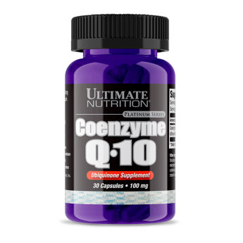 ULTIMATE Coenzyme Q10 100% Premium 100мг 30 капс Coenzyme Q10 100% Premium - антиоксидант с большим количеством положительных свойств. Он защищает белки, мембраны и нуклеиновые кислоты (ДНК и РНК, молекулы, которые составляют генетический материал) от разрушительного действия свободных радикалов.