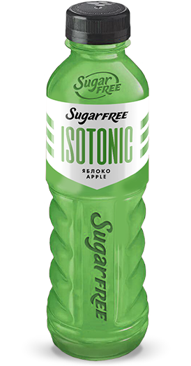 SUGARFREE Напиток Isotonic 500 мл Напиток, обеспечивающий организм водой, витаминами и электролитами (минералами) для восстановления работоспособности и восполнения потерь во время интенсивных физических нагрузок.