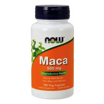NOW Maca 500mg (100 вегкапсул) БАД Now Maca – препарат, улучшающий половую функцию: повышает либидо у мужчин и регулирует гормональный фон в женском организме. Регулярный прием Maca противодействует утомляемости и улучшает концентрацию в процессе тренировок. 
