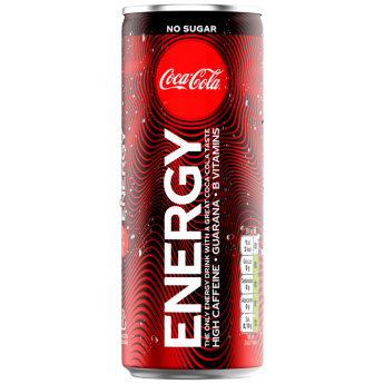 COCA-COLA Zero Energy 250 мл Сoca‑Cola Energy — первый энергетический напиток под брендом Coca‑Cola.