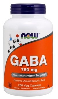 NOW Gaba 750 mg (200 вегкапсул)