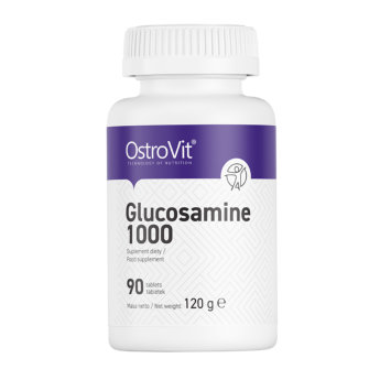 OSTROVIT Glucosamine 1000 (90 таблеток) ​Glucosamine – вещество, защищающее опорно-двигательный аппарат, способствующее регенерации соединительной ткани, поддерживающее кости, хрящи, суставы и связки в здоровом состоянии. Кроме того, препарат рекомендуется принимать в период реабилитации после травм.