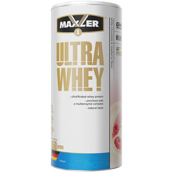 MAXLER EU Ultra Whey (Банка) 450 г Ультрафильтрованный сывороточный протеин. Обогащён мультиэнзимным комплексом. Натуральный вкус.