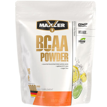 MAXLER EU BCAA Powder Sugar Free (Пакет) 1000 г BCAA Powder – это мощная формула, содержащая аминокислоты с разветвленными цепями (BCAA) в классическом соотношении 2:1:1 (L-Лейцин, L-Изолейцин, L-Валин).