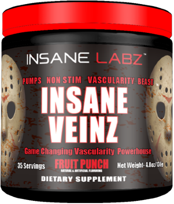 Insane Labz Insane Veinz (35 порций) Жесточайшая "пампилка" на основе Агматина!