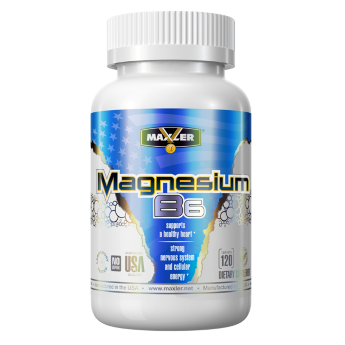 MAXLER Magnesium B6 (120 таблеток) Maxler Magnesium B6 поможет сделать ваши тренировки более эффективными и продолжительными.
Магний помогает поддерживать сердце в здоровом состоянии и способствует производству клеточной энергии. Также магний улучшает нервную систему и поддерживает мышцы.