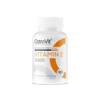 OSTROVIT Vitamin E (90 таблеток) OstroVit VITAMIN E - пищевая добавка, содержащая витамин Е, свойства которого давно используются в медицине. как «витамин фертильности», поскольку он необходим для ее сохранения.
Витамин Е, наряду с витаминами А и С, является мощным антиоксидантом, который помогает защитить клетки от окислительного стресса и повреждения клеток, вызванного свободными радикалами. Витамин Е также участвует в синтезе антикоагулянтов, поддерживая адекватную проницаемость клеточной мембраны и уменьшая агрегацию тромбоцитов (агрегацию тромбоцитов), тем самым способствуя противодействию тромбозу. Кроме того, он участвует в защите эритроцитов и передаче сигналов нерва по всему телу. Кроме того, витамин Е также влияет на нормальную работу мышц и производство спермы у мужчин. Это также важный витамин во время беременности, поскольку он отвечает за его поддержание, а также за развитие плода.