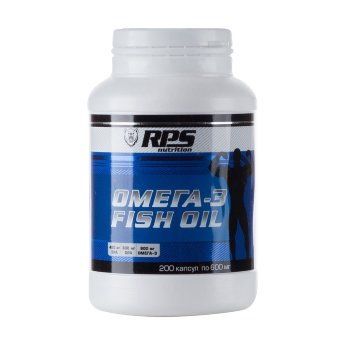 RPS Fish Oil 200 кап Пищевая добавка для спортивного питания Fish Oil была разработана компанией Russian Performance Standard. Эта добавка является отличным источником так называемых незаменимых жирных кислот – очень важных, но не вырабатываемых организмом веществ. В частности, в состав входят жирные кислоты ДНА и ЕРА, а также жирные кислоты из группы Омега-3 и витамины.