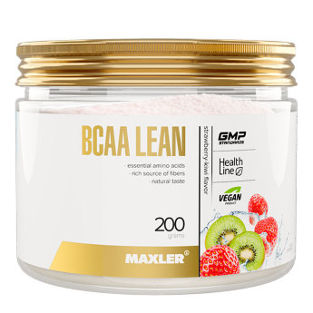 MAXLER EU BCAA Lean 200 г BCAA Lean – это превосходное сочетание незаменимых аминокислот с разветвленной цепью и пищевых волокон. Основой продукта являются БЦАА в идеальном соотношении 2: 1: 1, что означает, что продукт хорошо усваивается и максимально биодоступен. 