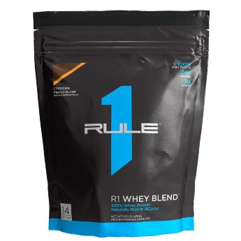 RULE ONE Whey Blend Синий 500 г малый пакет Протеин R1 Whey Blend характеризуется огромным содержанием аминокислот, БЦАА,​ является веществом с повышенной биологической ценностью. 