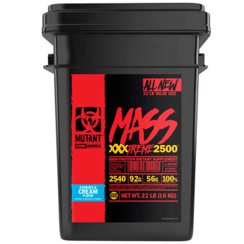 MUTANT Mass XXXtreme 2500 22lb (10 кг) Последнее творение фирмы Mutant предназначено для тех, кто хочет получить большой результат и быстро! 