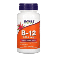 NOW Vitamin B-12 1000mcg (250 леденцов)