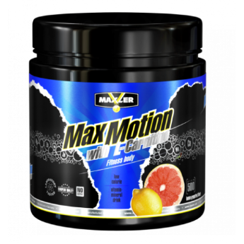 MAXLER Max Motion + L-Carnitine (500 г) Это изотонический витаминно-минеральный напиток c Л-карнитином.