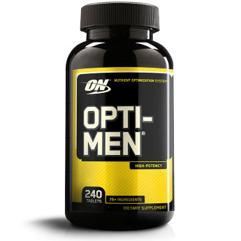 OPTIMUM NUTRITION Opti-Men 240 таб Opti-Men от Optimum Nutrition это удивительный комплекс, специально для мужчин, содержащий в составе витамины, минералы, антиоксиданты, ферменты.