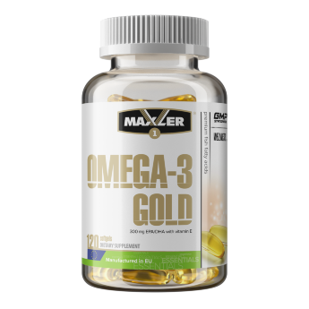 MAXLER USA Omega-3 Gold (120 софтгелей) Omega-3 Gold Омега-3 Голд, 120 капс Maxler- ненасыщенные жирные кислоты.
Применение жира морских рыб приводит к нормализации показателей вязкости крови, а также препятствует развитию тромбозов.