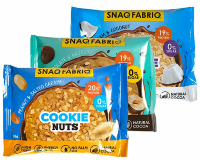 SNAQ FABRIQ печенье Cookie Nuts 35г (12шт коробка)