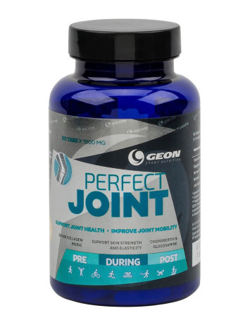 GEON Perfect Joint 90 таб ​Perfect Joint — продукт для поддержания работы суставов и связок, а также ускорения восстановления опорно-двигательного аппарата после интенсивных физических нагрузок или после полученных травм. 