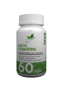 NATURALSUPP Acetyl L-Carnitine Ацетиловый карнитин 550мг (60 капсул)