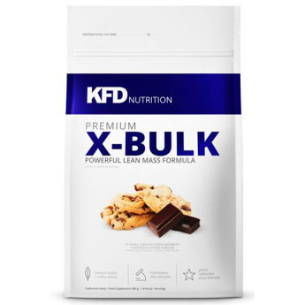 KFD X-Bulk 980г Premium X-Bulk является качественной смесью двух самых популярных видов сывороточного белка (концентрата и изолята) с высококачественными углеводами в соотношении 1:1. Как и у всех продуктов KFD, в составе X-Bulk нет красителей, консервантов или других примесей.